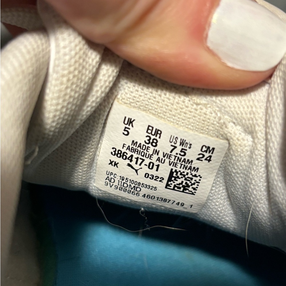 PUMA Jada Ocean Island Daze Sneakers Womens Size 7.5 - Picture 8 of 8